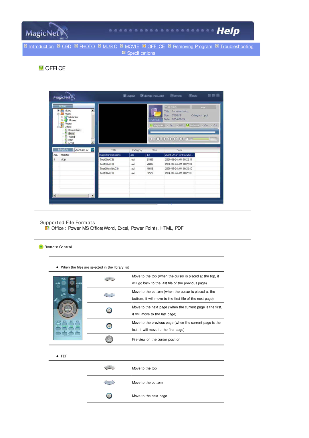 Samsung 403Tn manual Office 