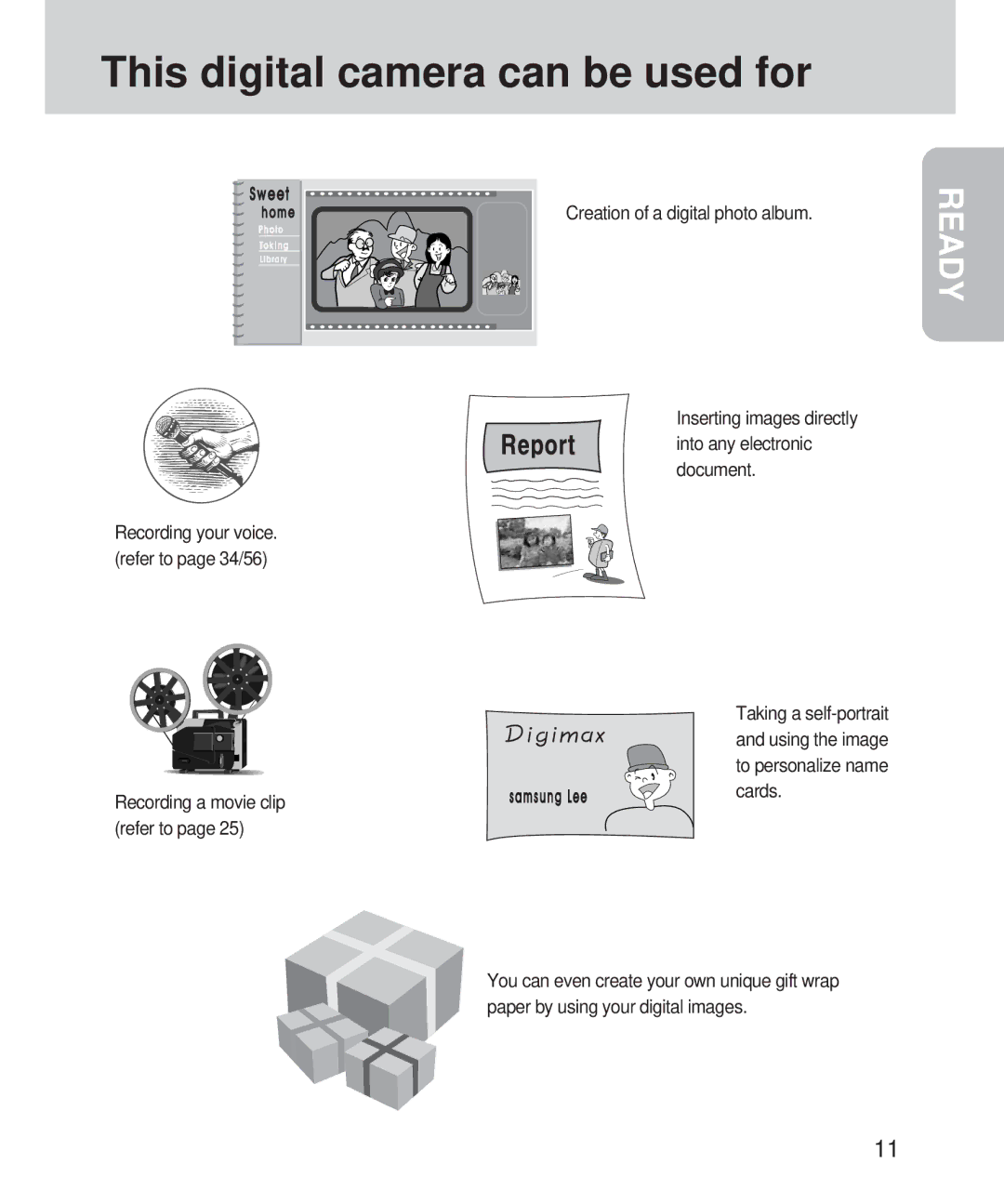 Samsung 420 manual Recording a movie clip refer to 