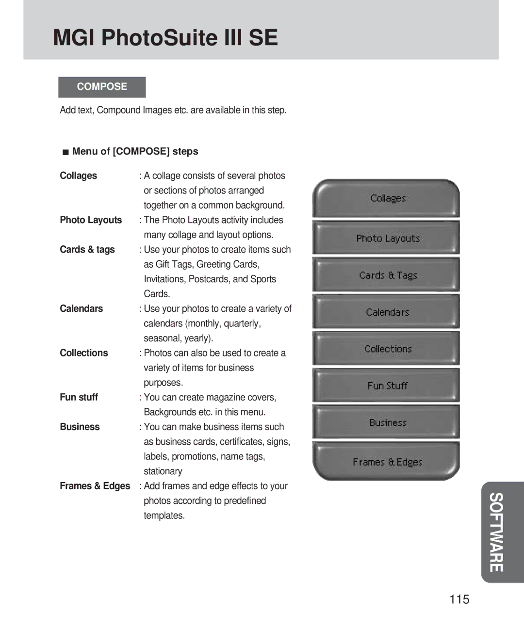 Samsung 420 manual 115 