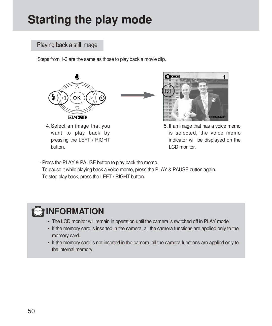 Samsung 420 manual Playing back a still image 