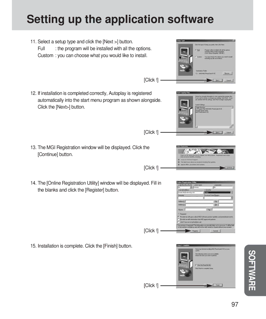 Samsung 420 manual Click Installation is complete. Click the Finish button 