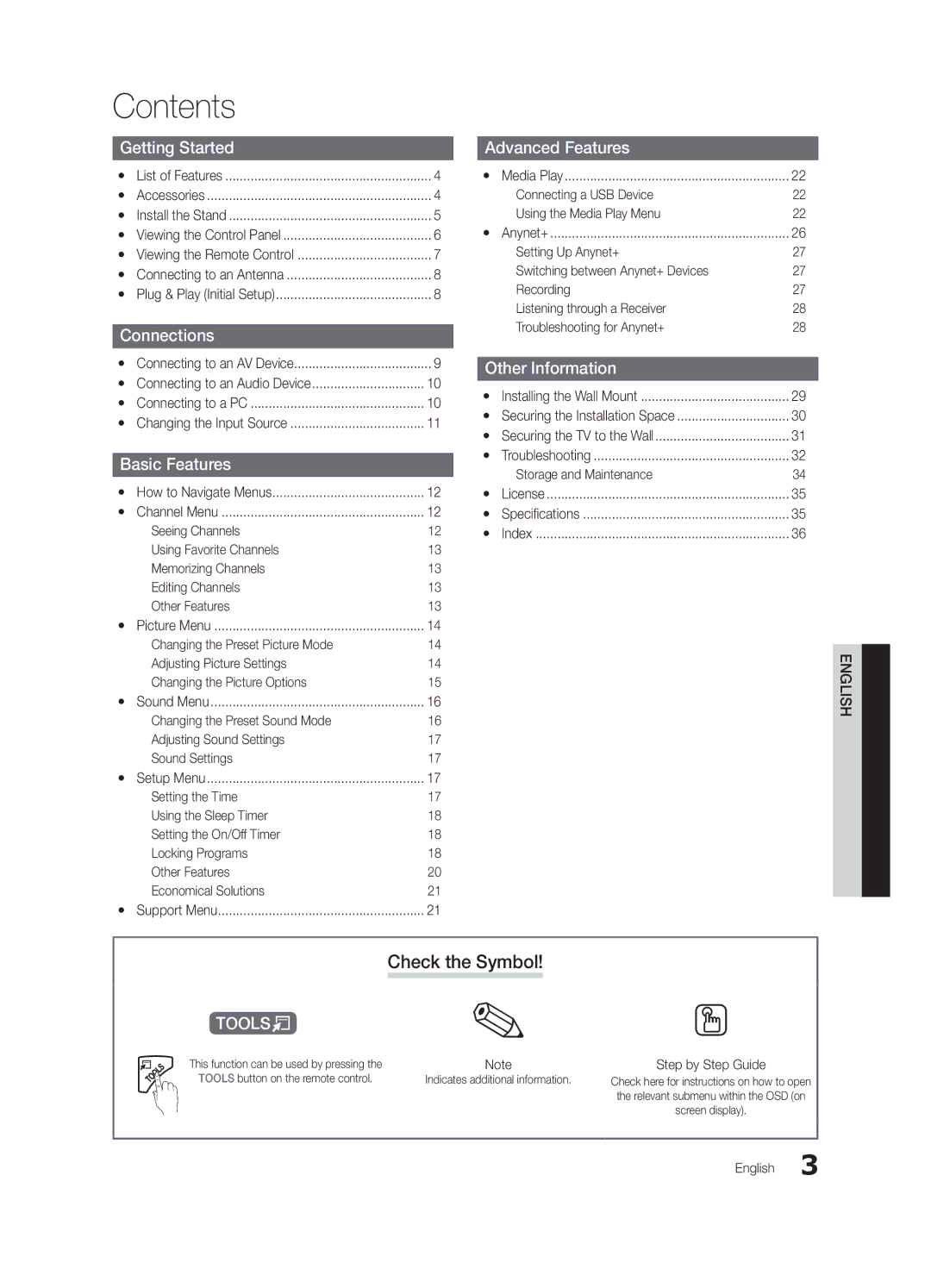 Samsung 430 user manual Contents 