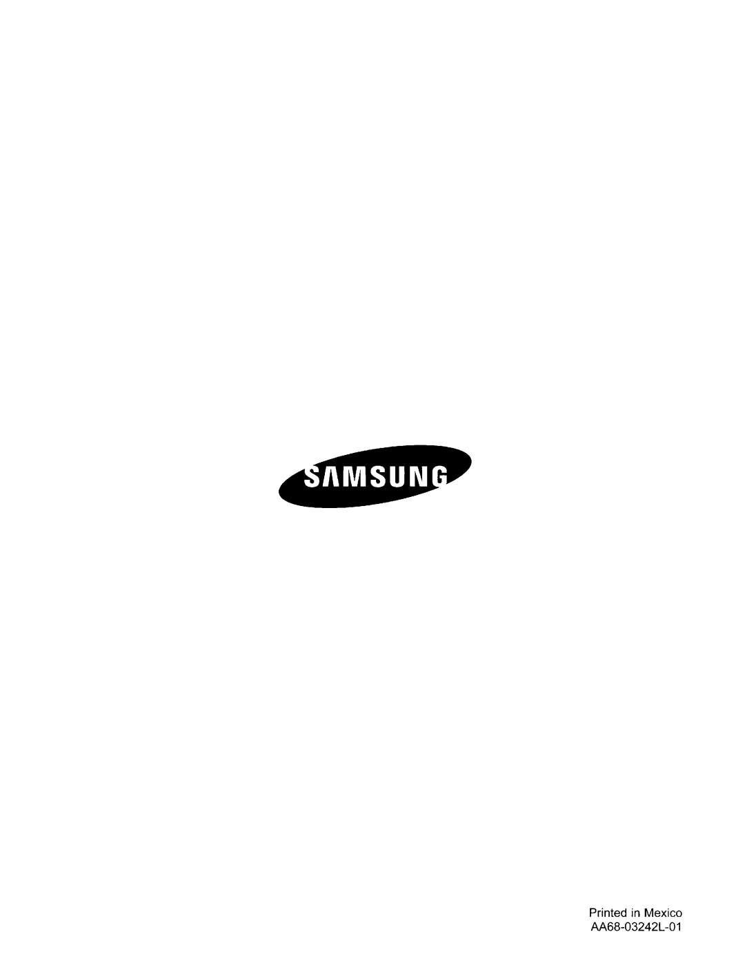 Samsung 451 user manual Printed in Mexico AA68-03242L-01 