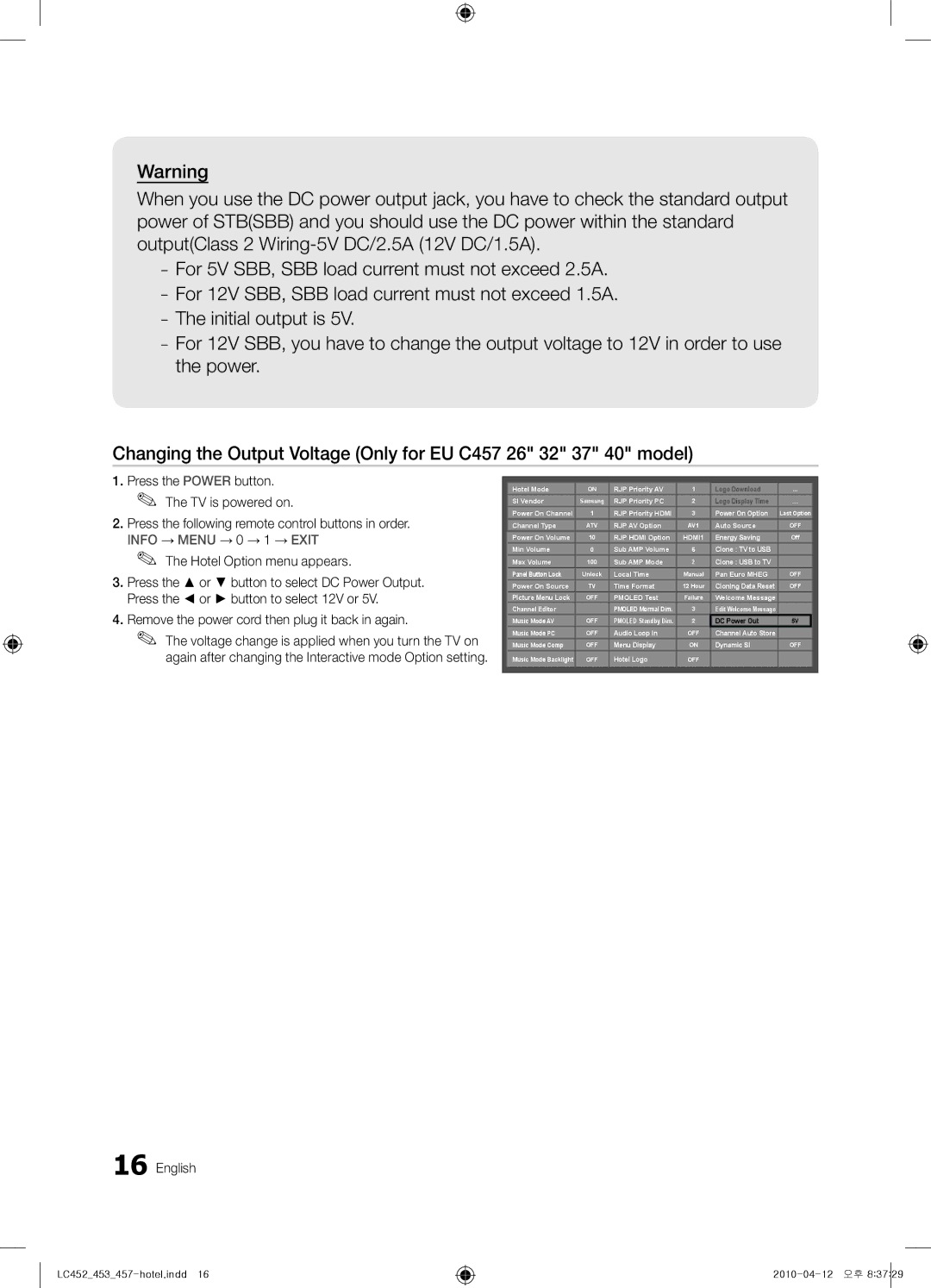 Samsung 452, 453, 457 installation manual Remove the power cord then plug it back in again, HDMI1 