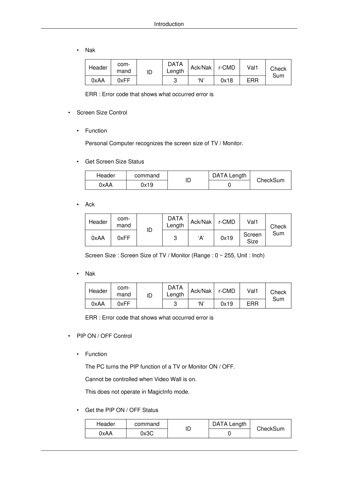 Samsung 460DX3, 460DX-3, 400DX-3, 400DX3 user manual Introduction Nak Header Com 