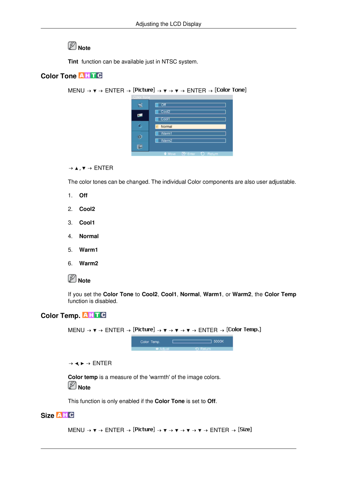 Samsung 460FP-2, 460FPN-2, 400FPn-2, 400FP-2 user manual Menu → → Enter → → → → → → Enter → 