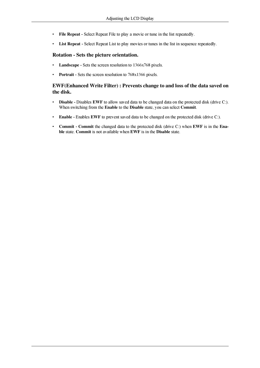 Samsung 460MPn, 400MPN user manual Rotation Sets the picture orientation 