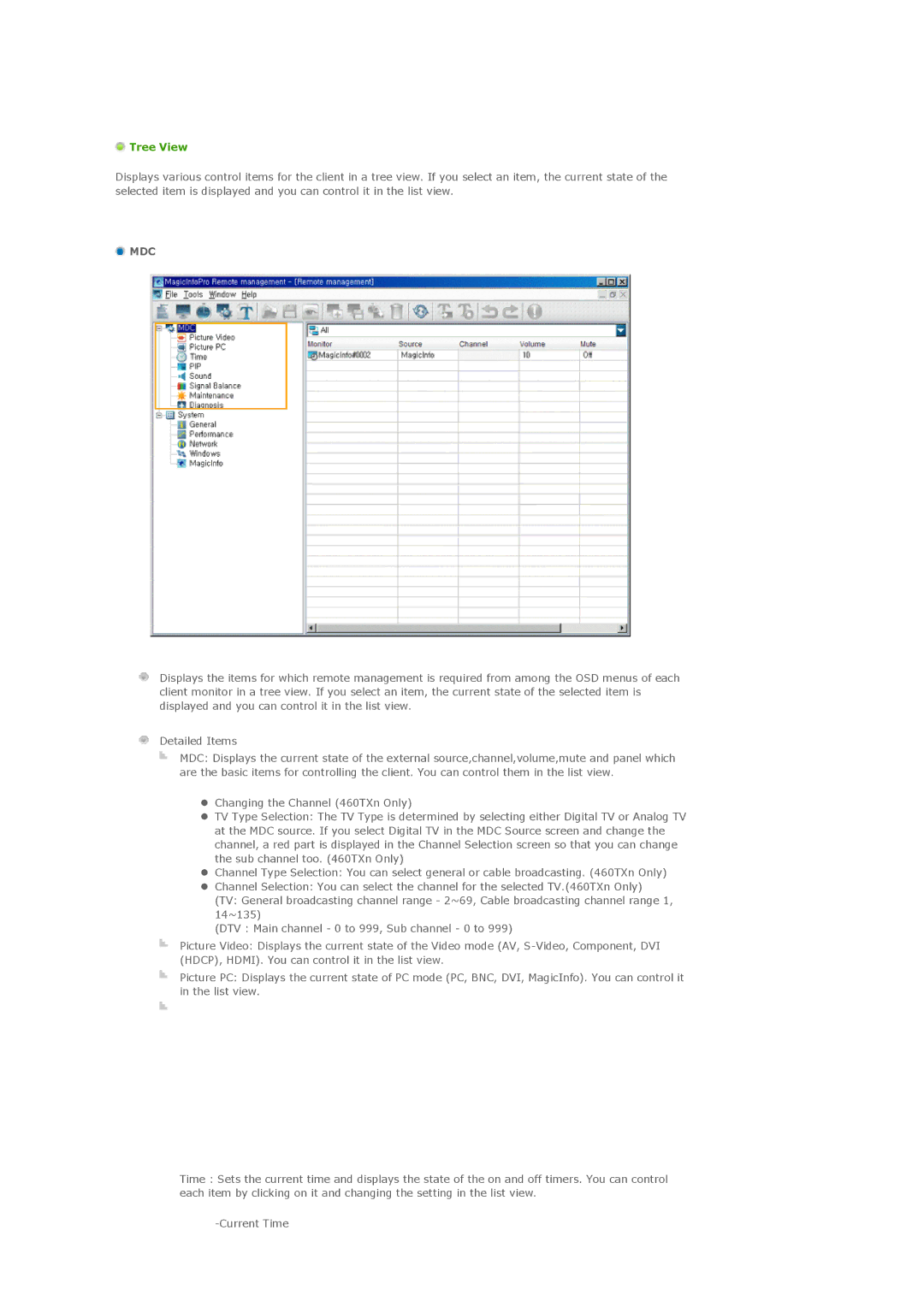 Samsung 460MXN, 400MXN user manual Mdc 