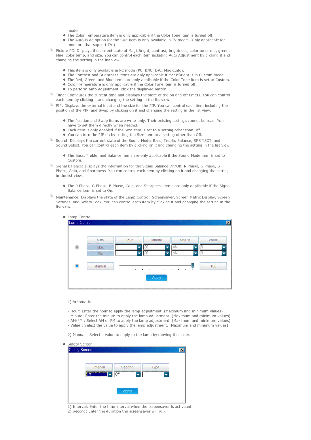 Samsung 460MXN, 400MXN user manual 