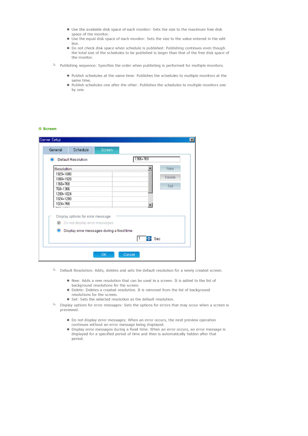 Samsung 460MXN, 400MXN user manual Screen 