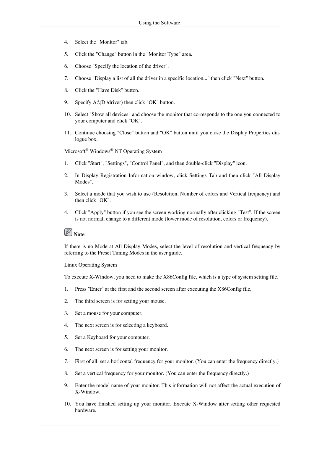 Samsung 460MXN, 400MXN user manual 