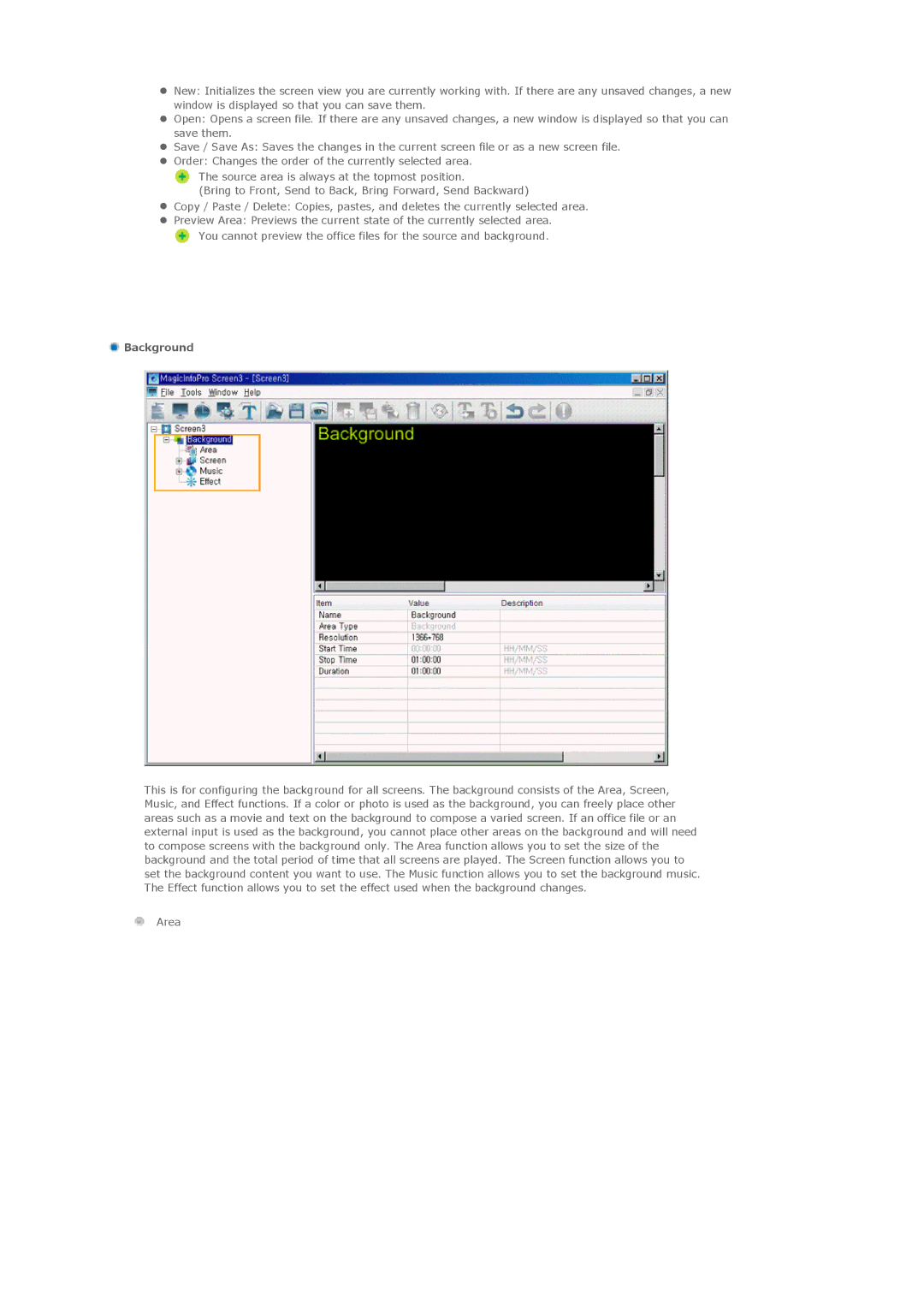 Samsung 460MXN, 400MXN user manual Background 