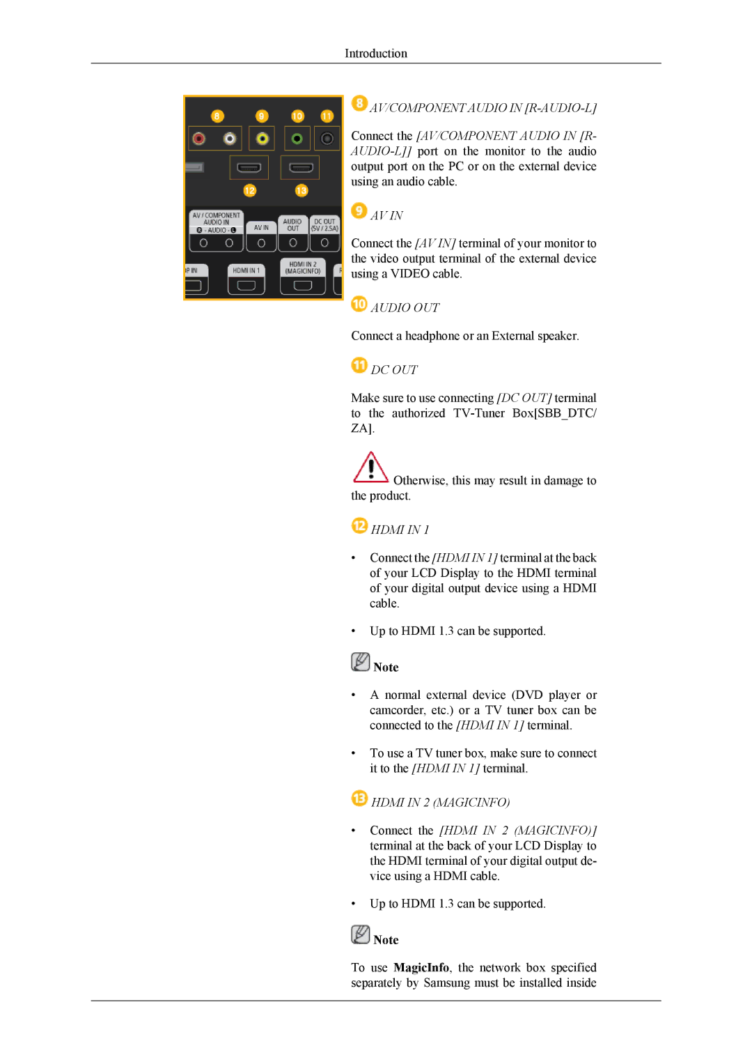 Samsung SL46B, 460TS-3, 400TS-3 user manual Audio OUT 