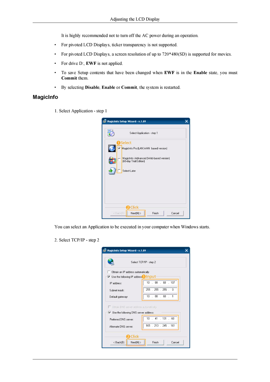 Samsung SL46B, 460TS-3, 400TS-3 user manual MagicInfo 