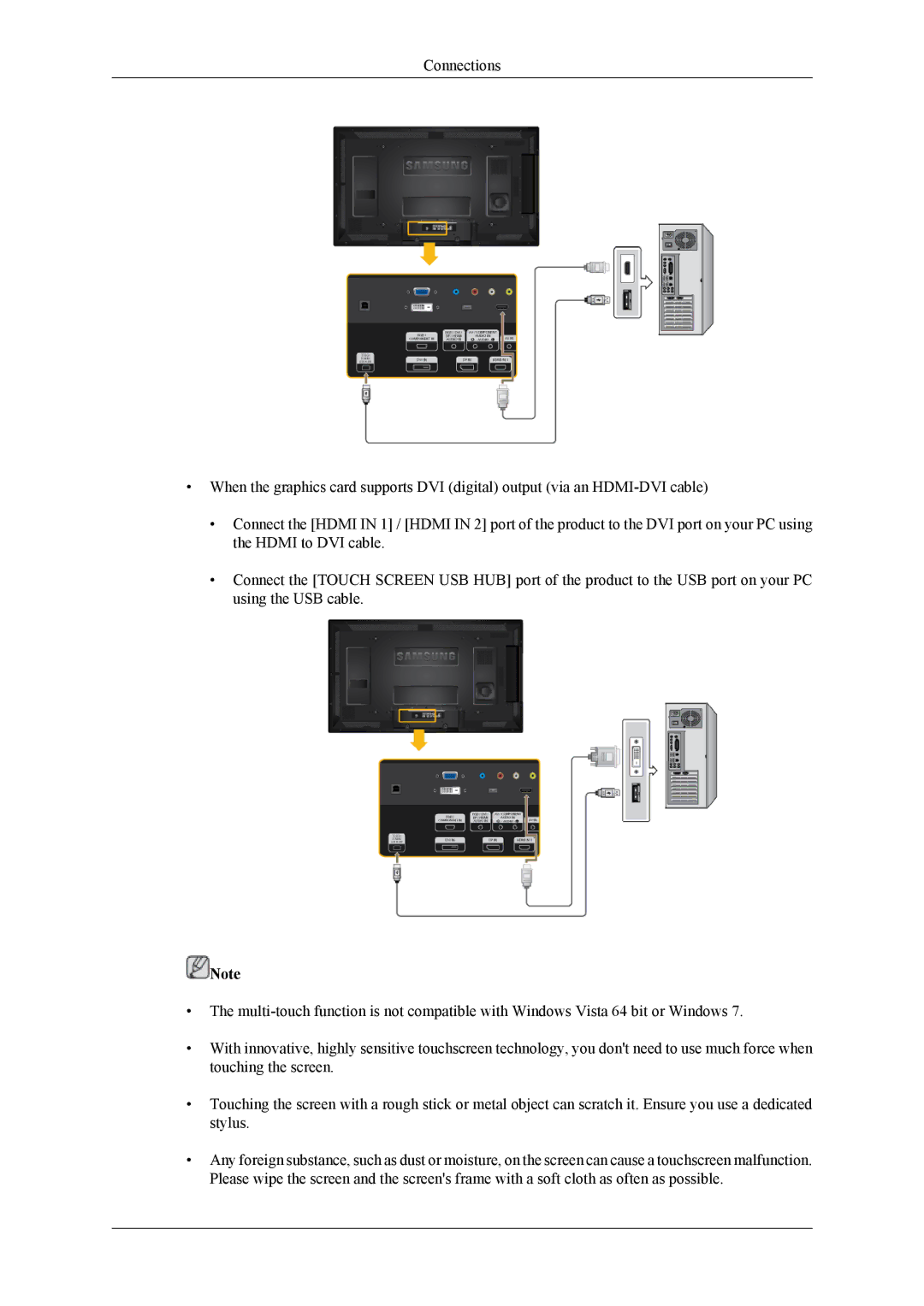 Samsung SL46B, 460TS-3, 400TS-3 user manual 