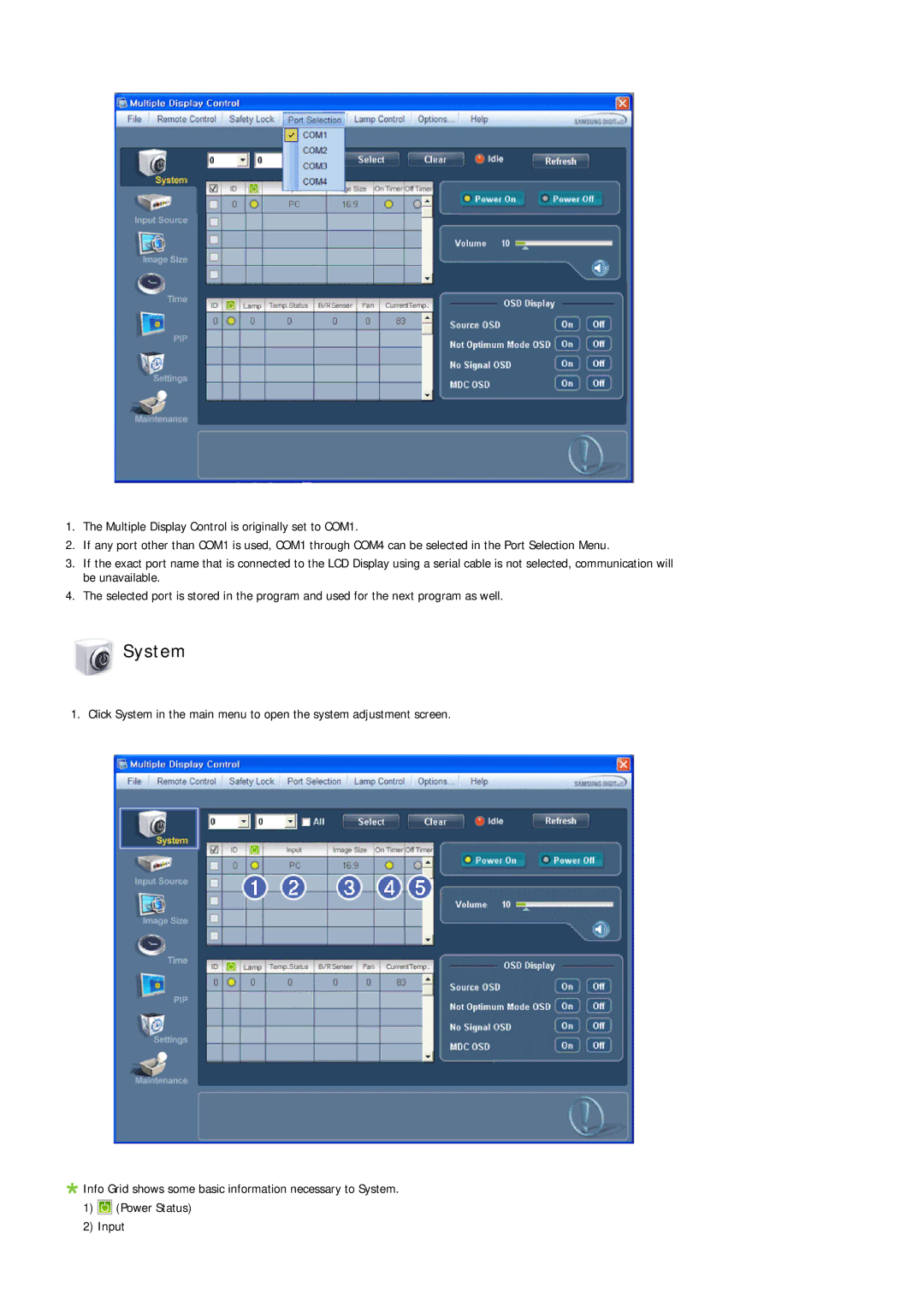 Samsung 400TS-3, 460TS-3, SL46B user manual System 