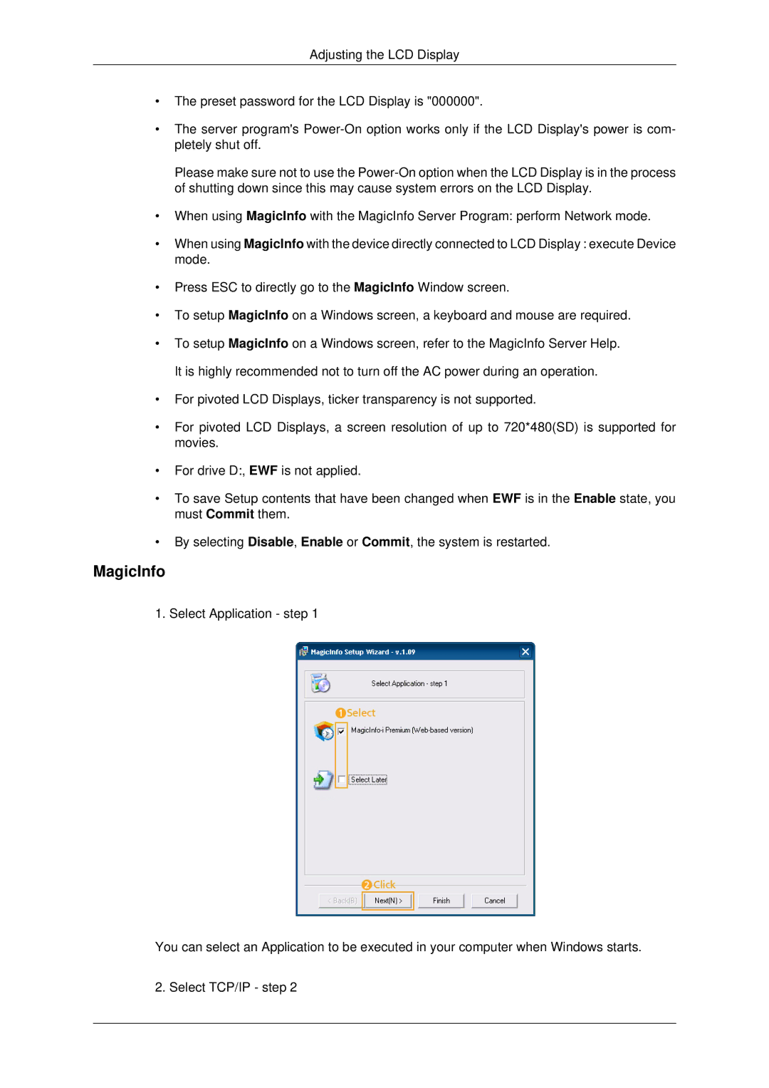 Samsung 460UTn2-UD2, 460UTN-B, 460UTN-2, 460UT-B, 460UT-2 user manual MagicInfo 