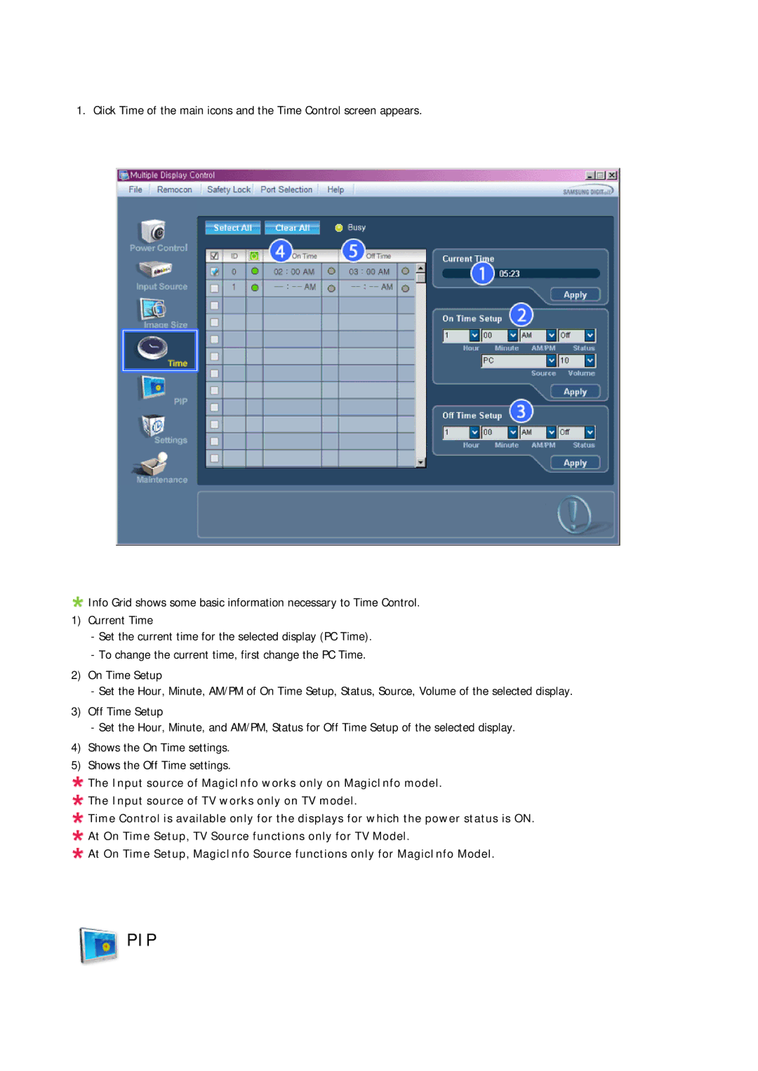 Samsung 400UX-2, 460UX-2, 460UXN-2, 400UXN-2 user manual Pip 