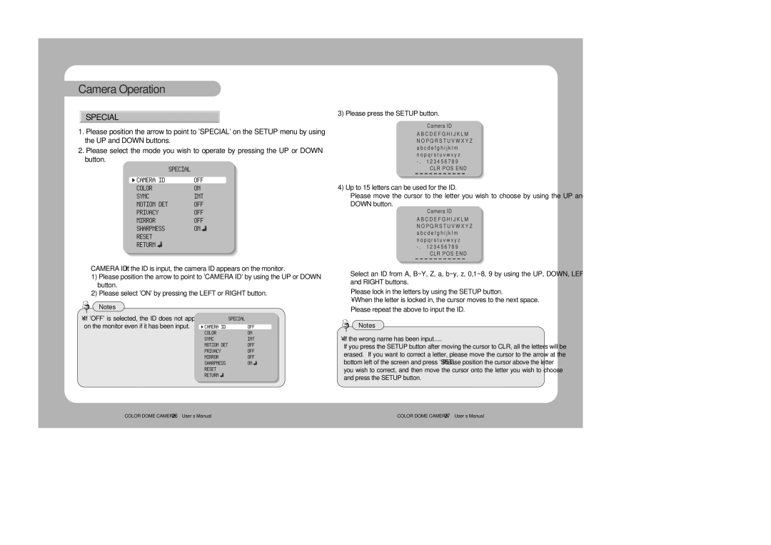 Samsung 46C user manual Special, Please press the Setup button 