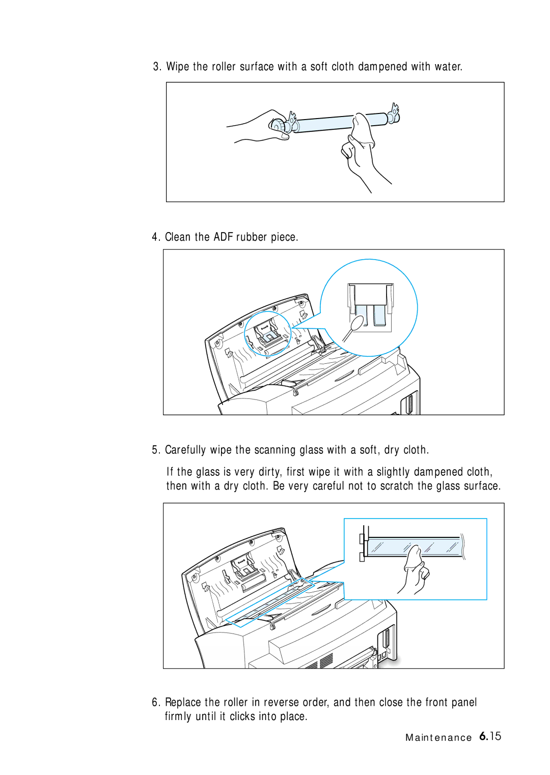 Samsung 4700 manual Maintenance 