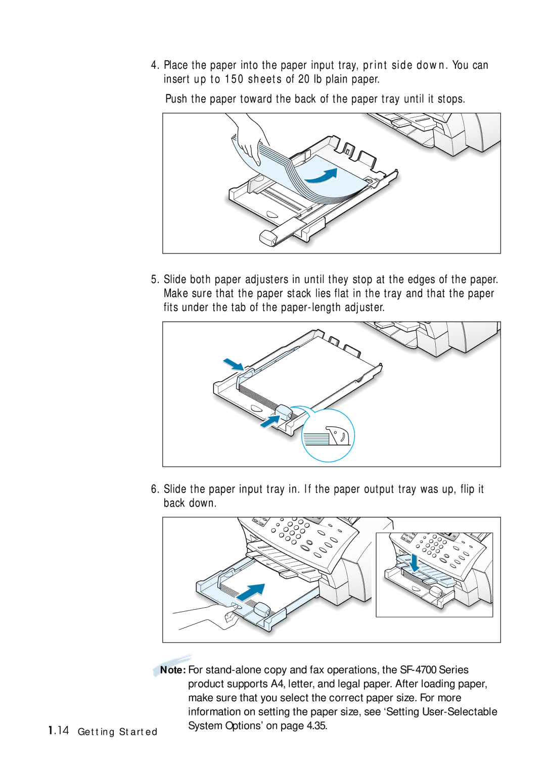 Samsung 4700 manual 14System Options’ on page 4.35. Getting Started 