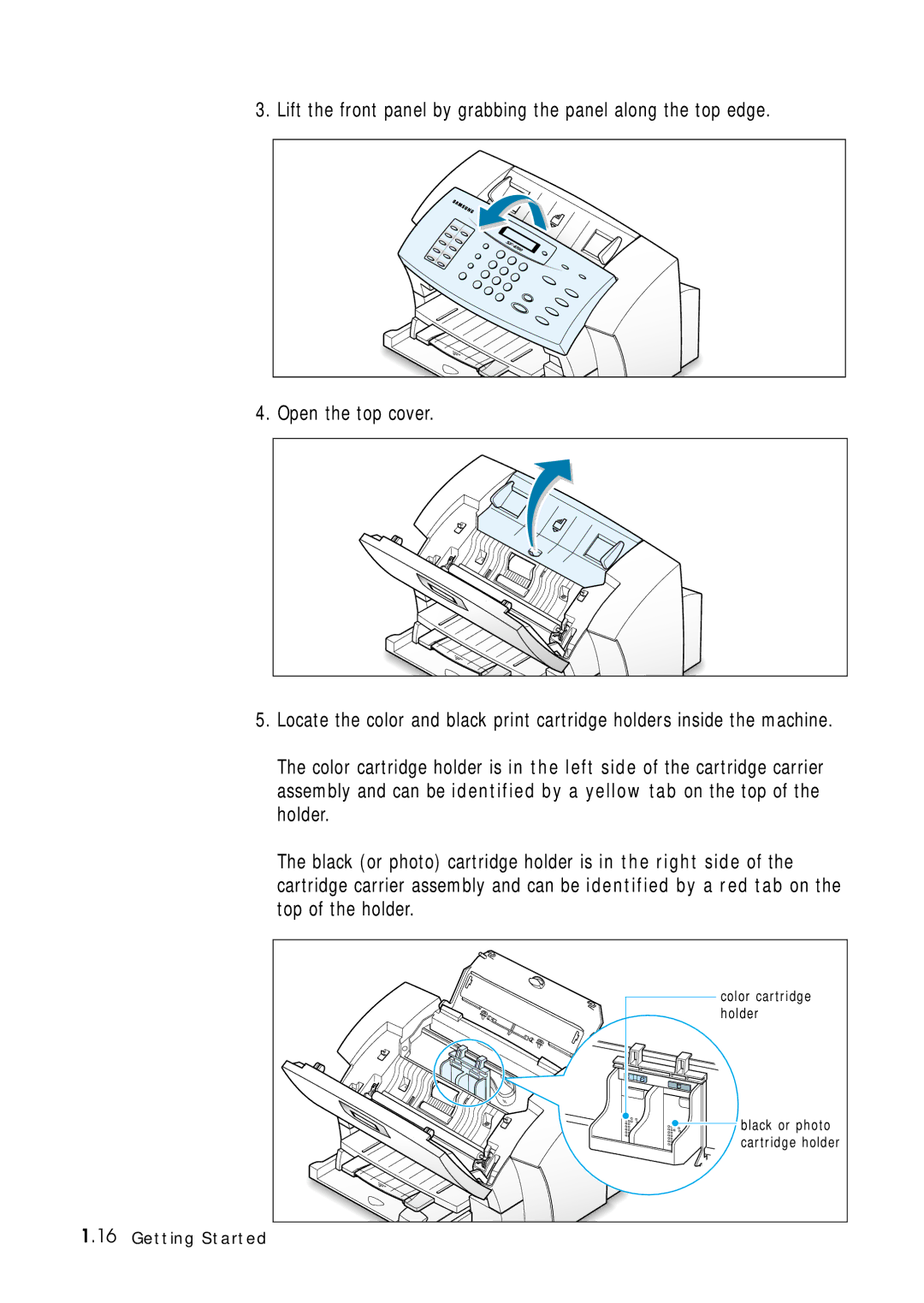 Samsung 4700 manual Color cartridge 