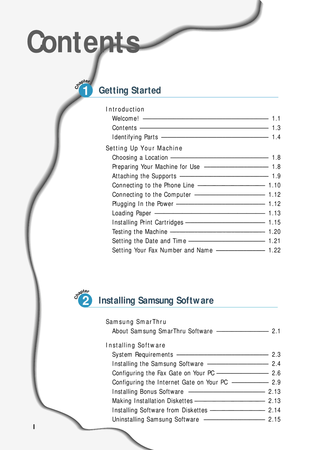 Samsung 4700 manual Contents 