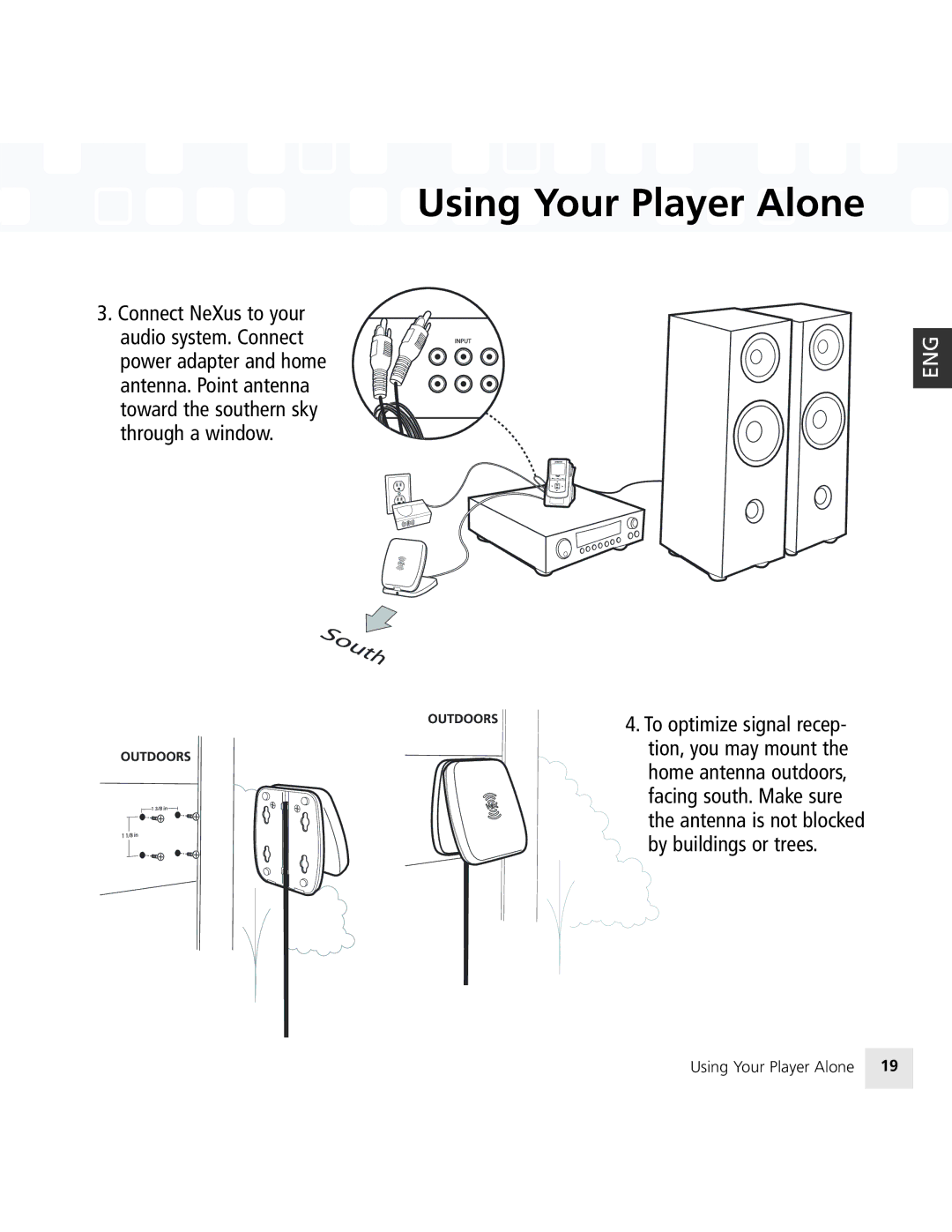 Samsung 50 manual Using Your Player Alone 