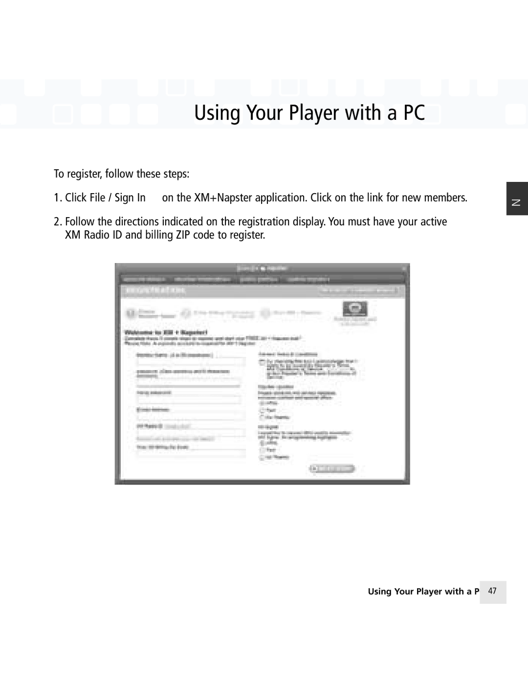 Samsung 50 manual Using Your Player with a PC 