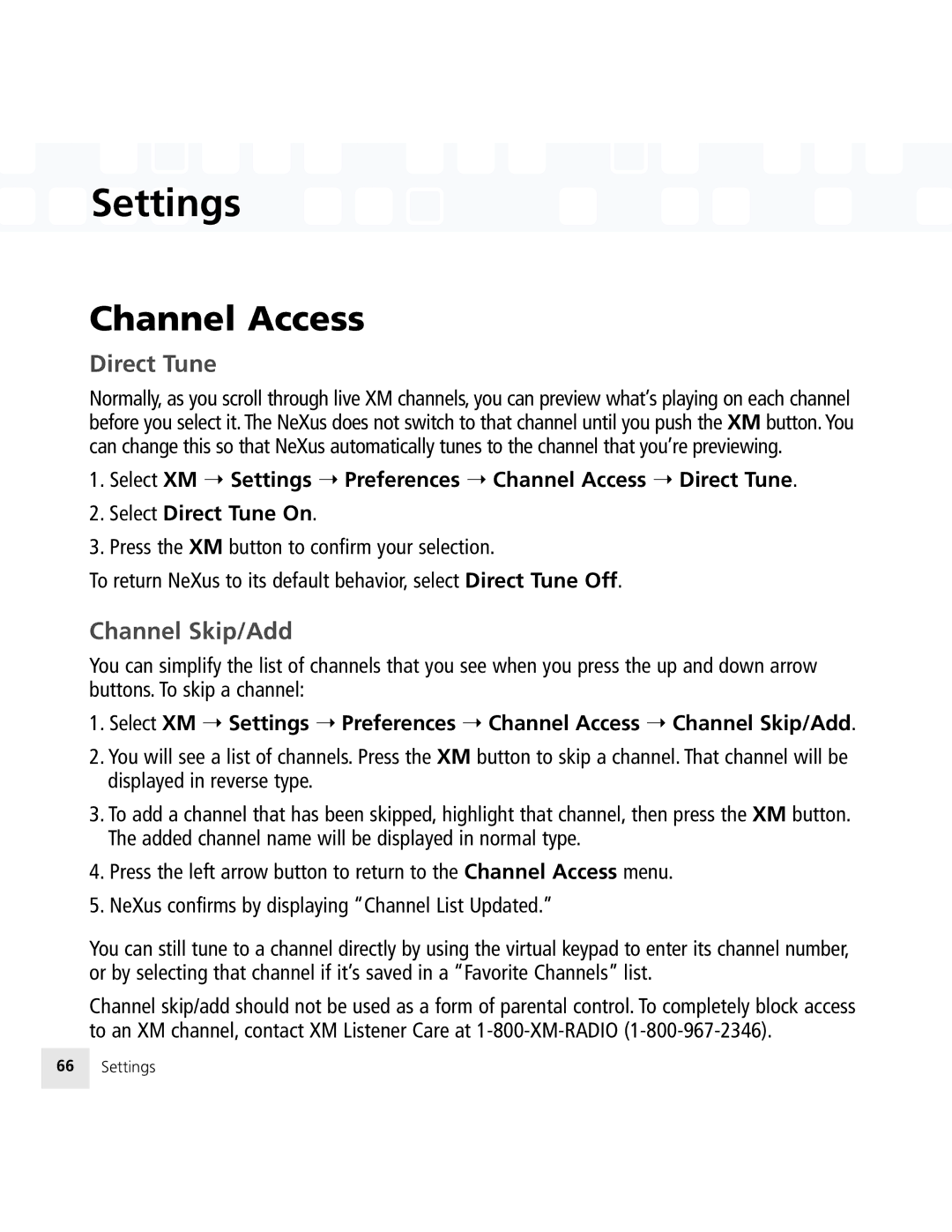 Samsung 50 manual Channel Access, Direct Tune, Channel Skip/Add 