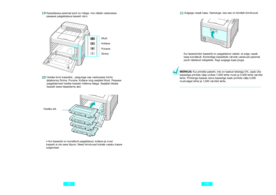 Samsung CLP-500N setup guide Must 