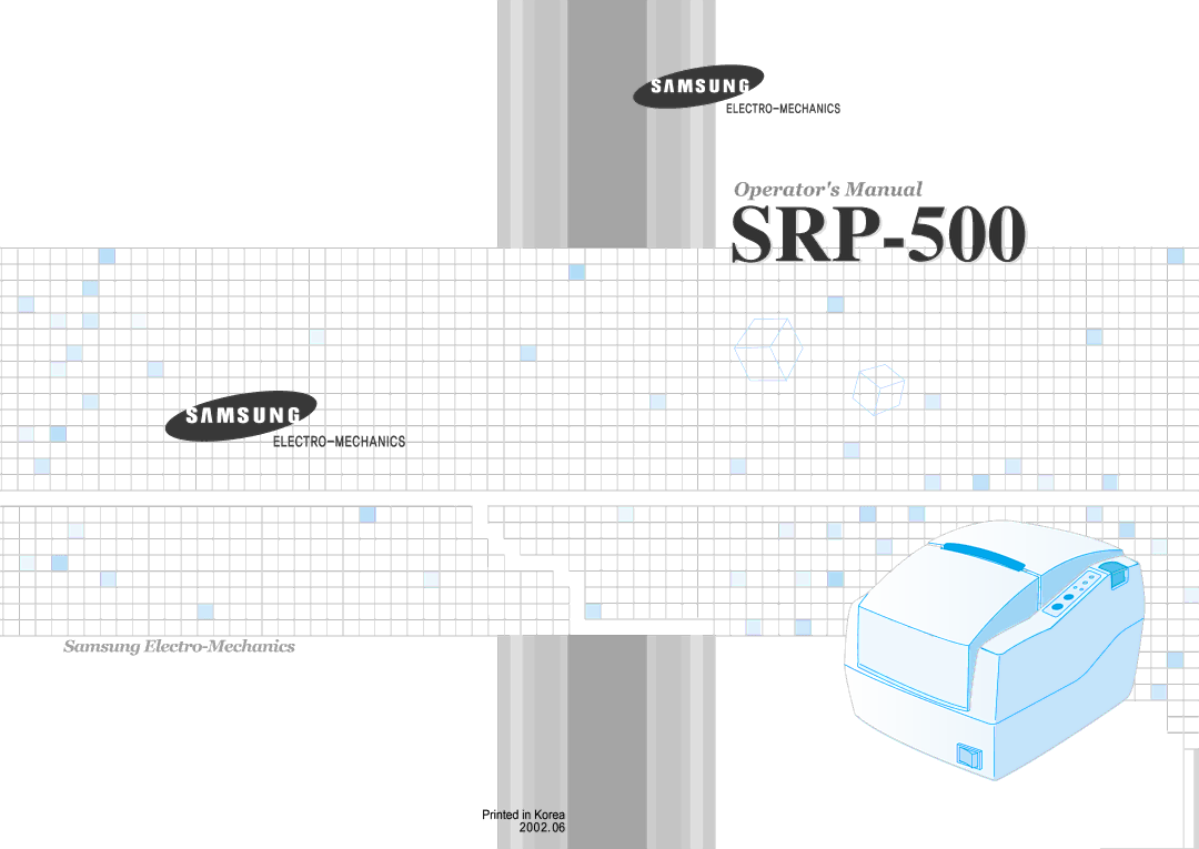 Samsung manual SRP-500 