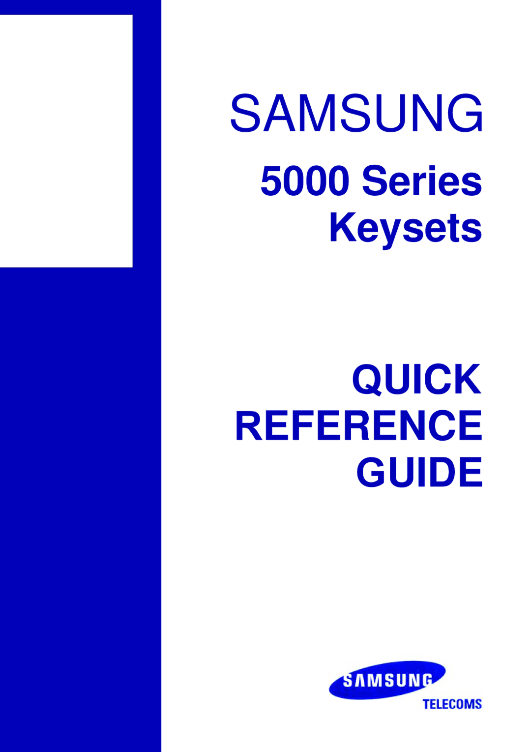 Samsung 5000 manual Samsung 