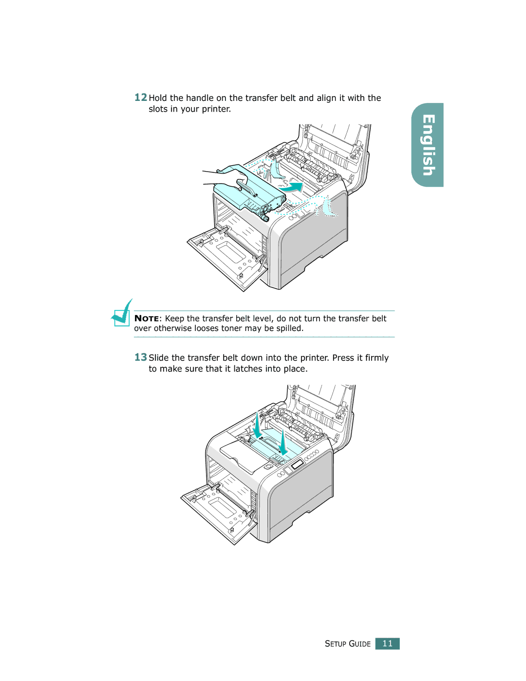 Samsung 500N setup guide English 