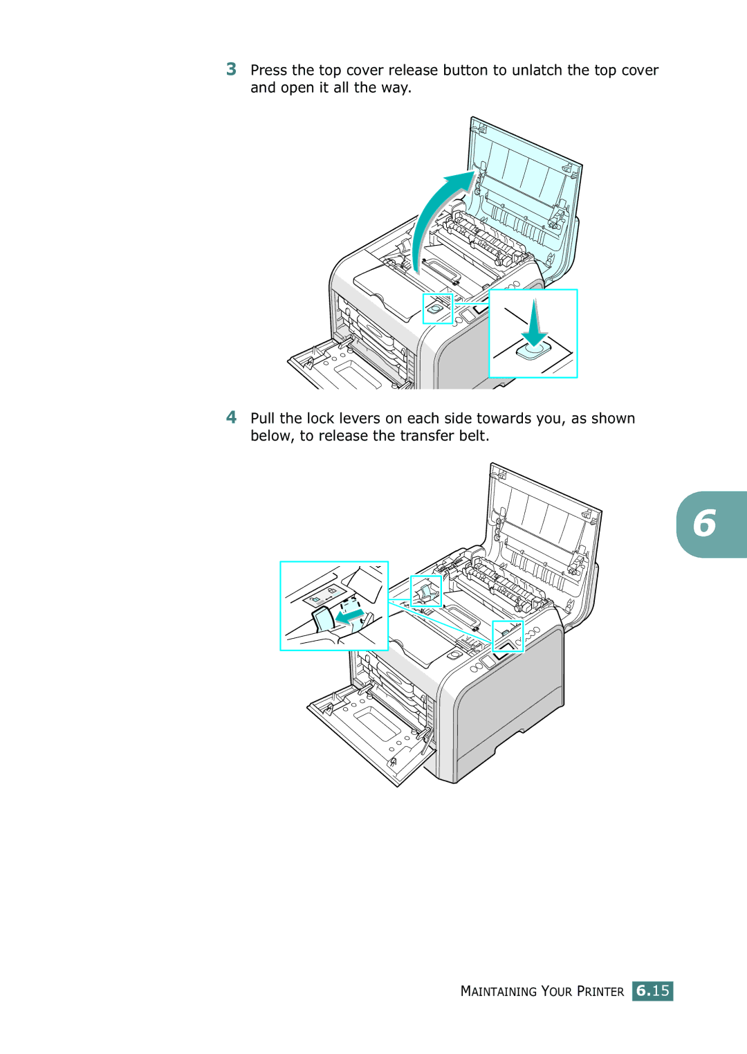 Samsung 500N setup guide Maintaining Your Printer 