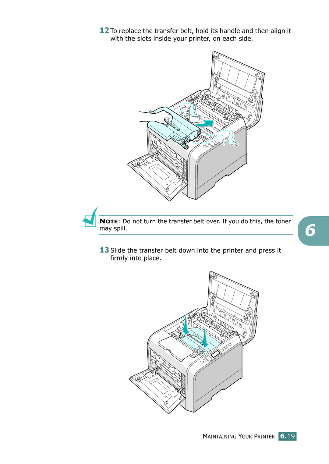 Samsung 500N setup guide May spill 