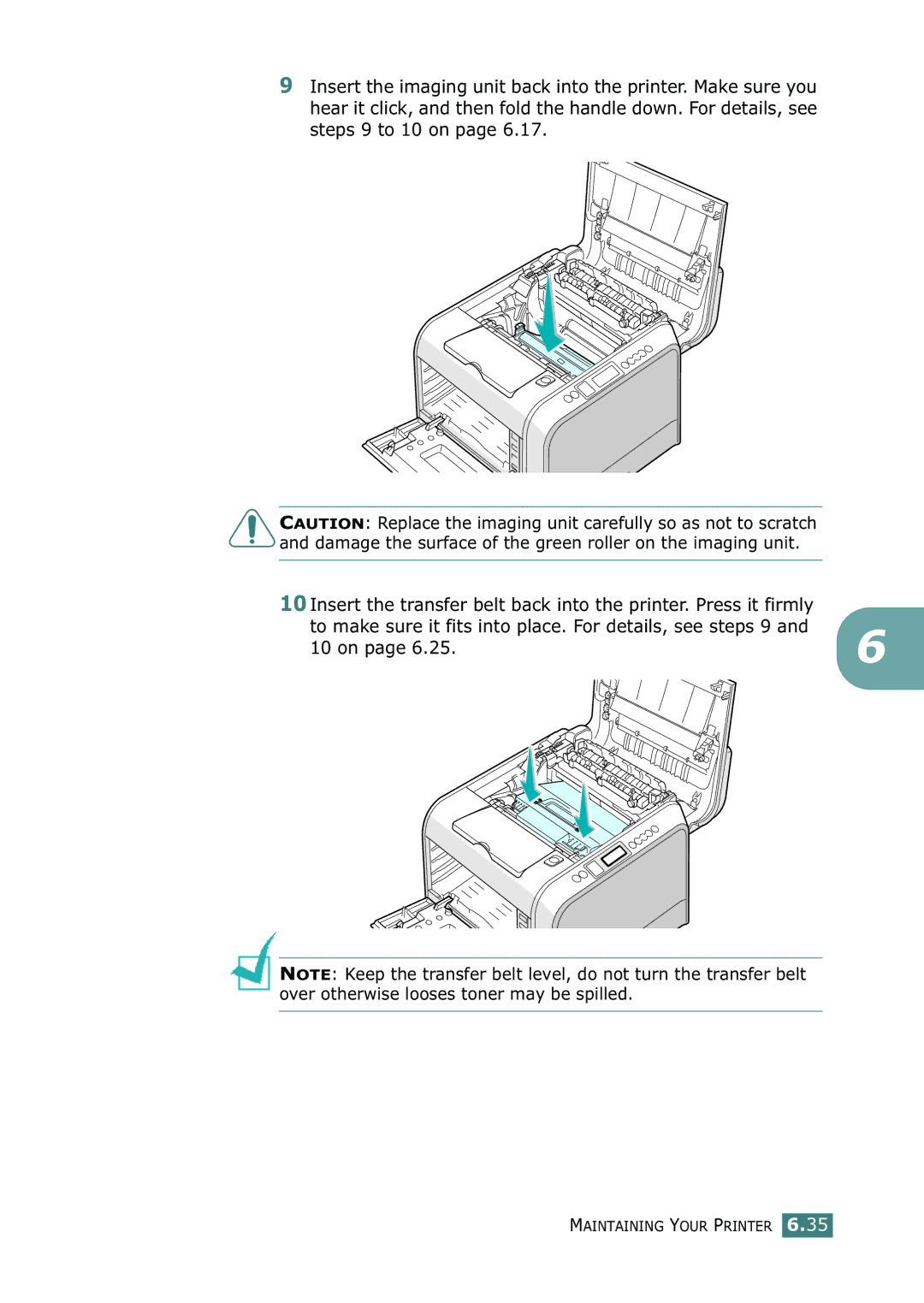 Samsung 500N setup guide To make sure it fits into place. For details, see steps 9 