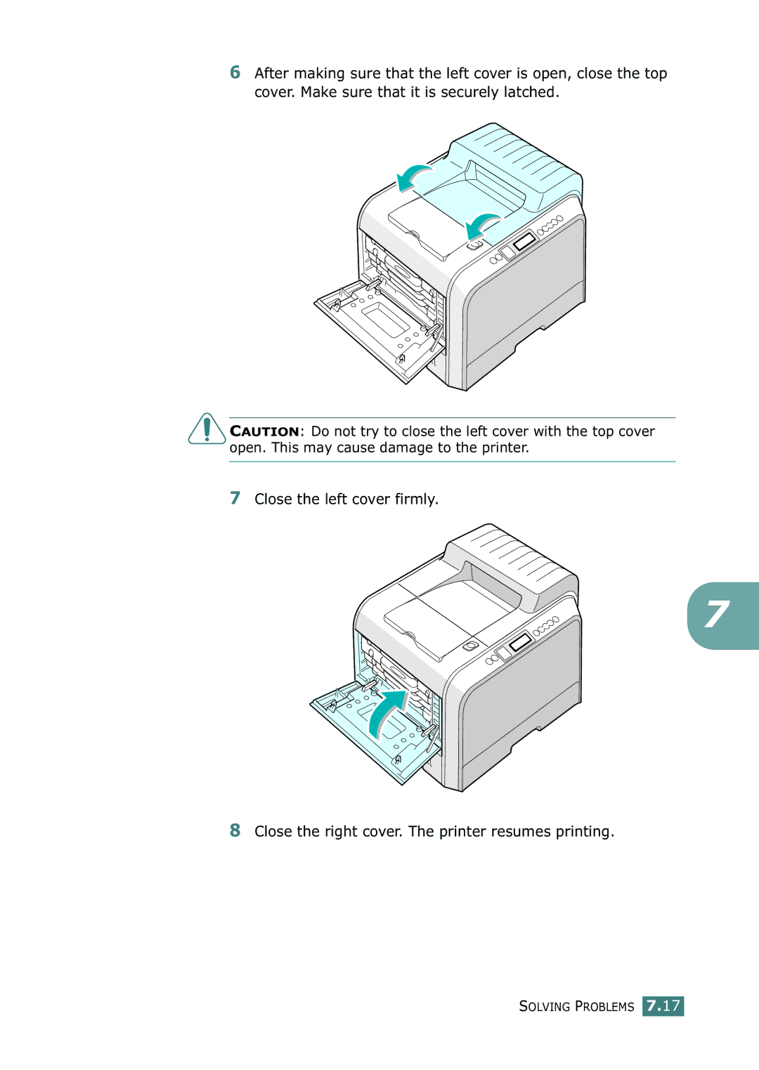 Samsung 500N setup guide Solving Problems 