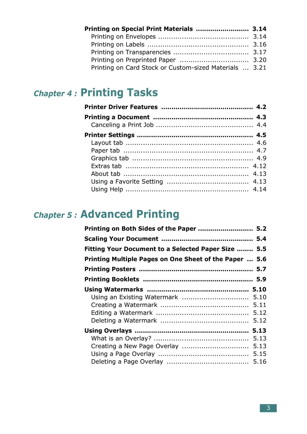 Samsung 500N Extras tab About tab Using a Favorite Setting Using Help, Printing Multiple Pages on One Sheet of the Paper 