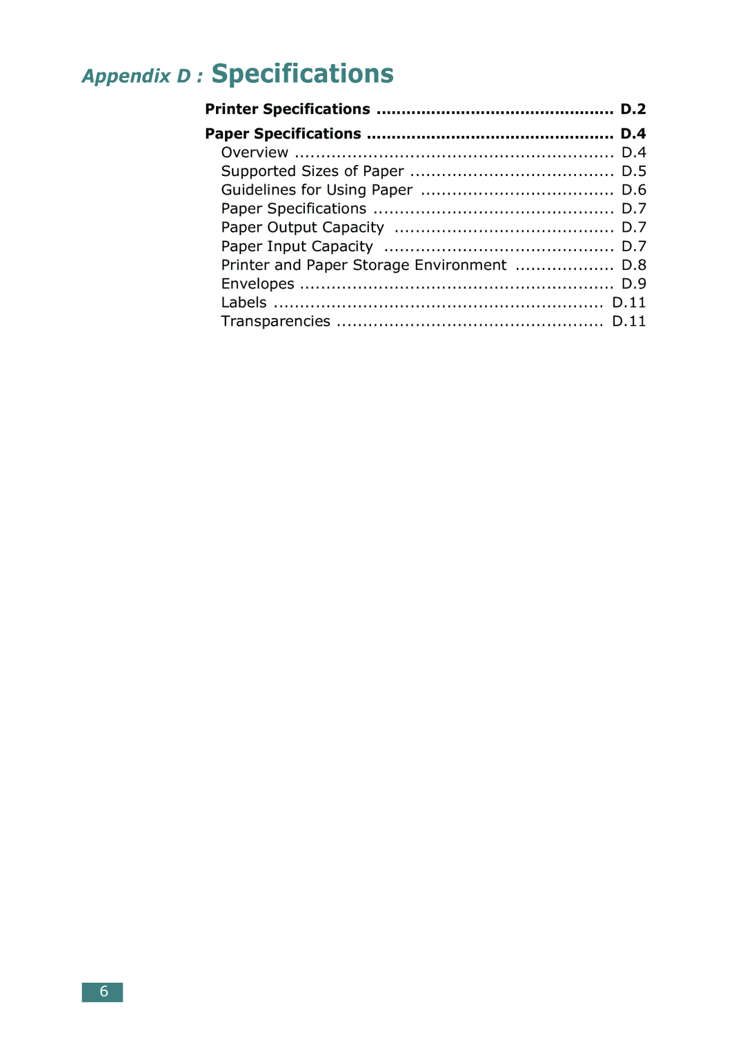 Samsung 500N setup guide Guidelines for Using Paper, Printer and Paper Storage Environment, Labels Transparencies 