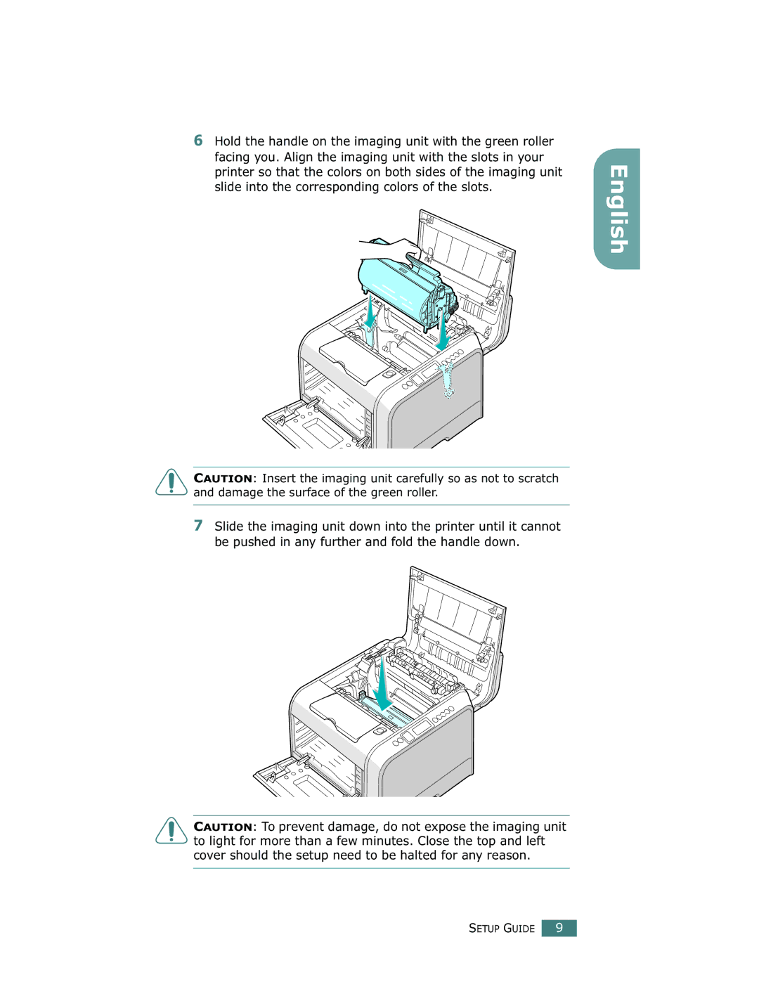 Samsung 500N setup guide English 