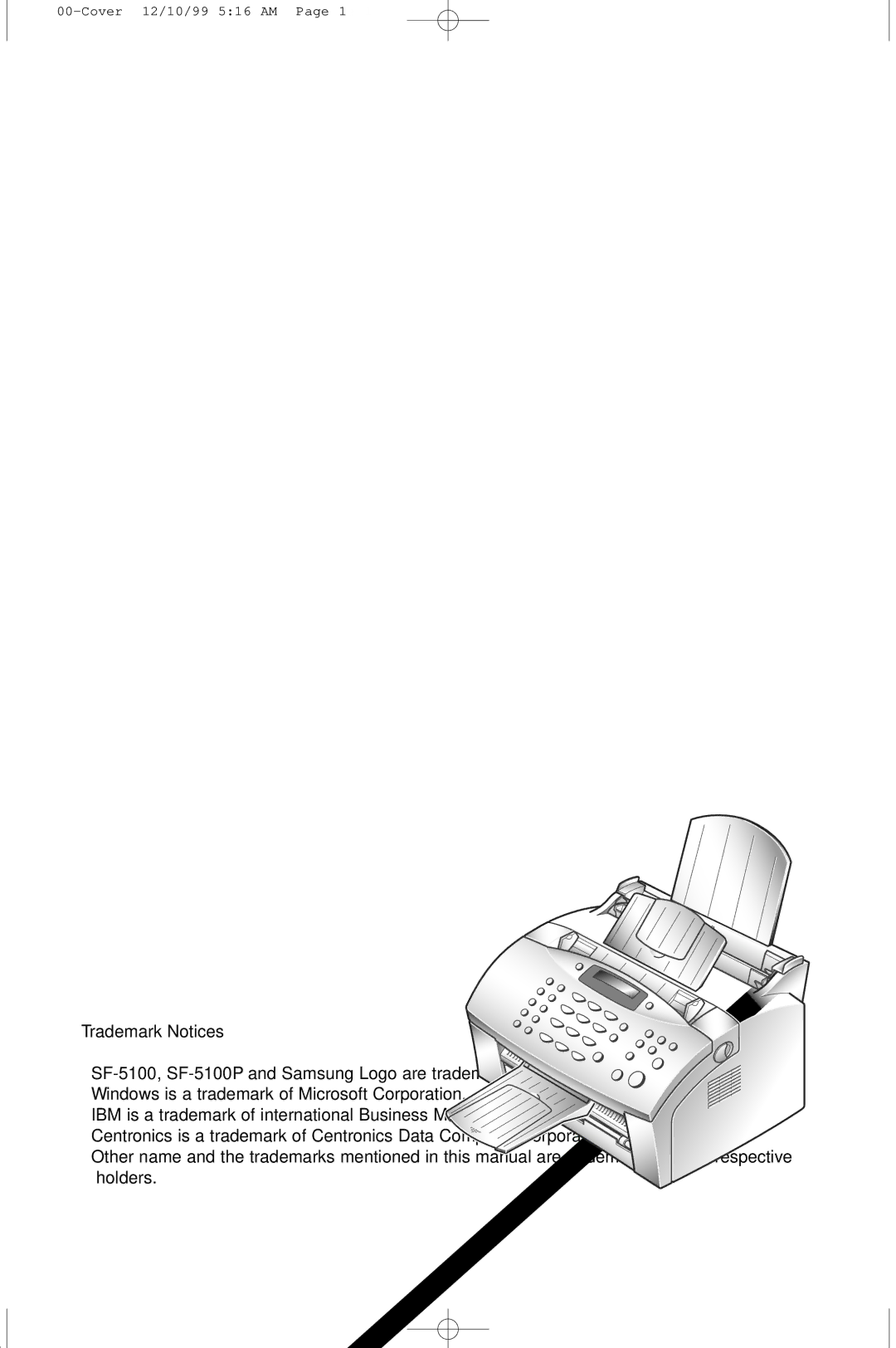 Samsung 5100 manual Trademark Notices 