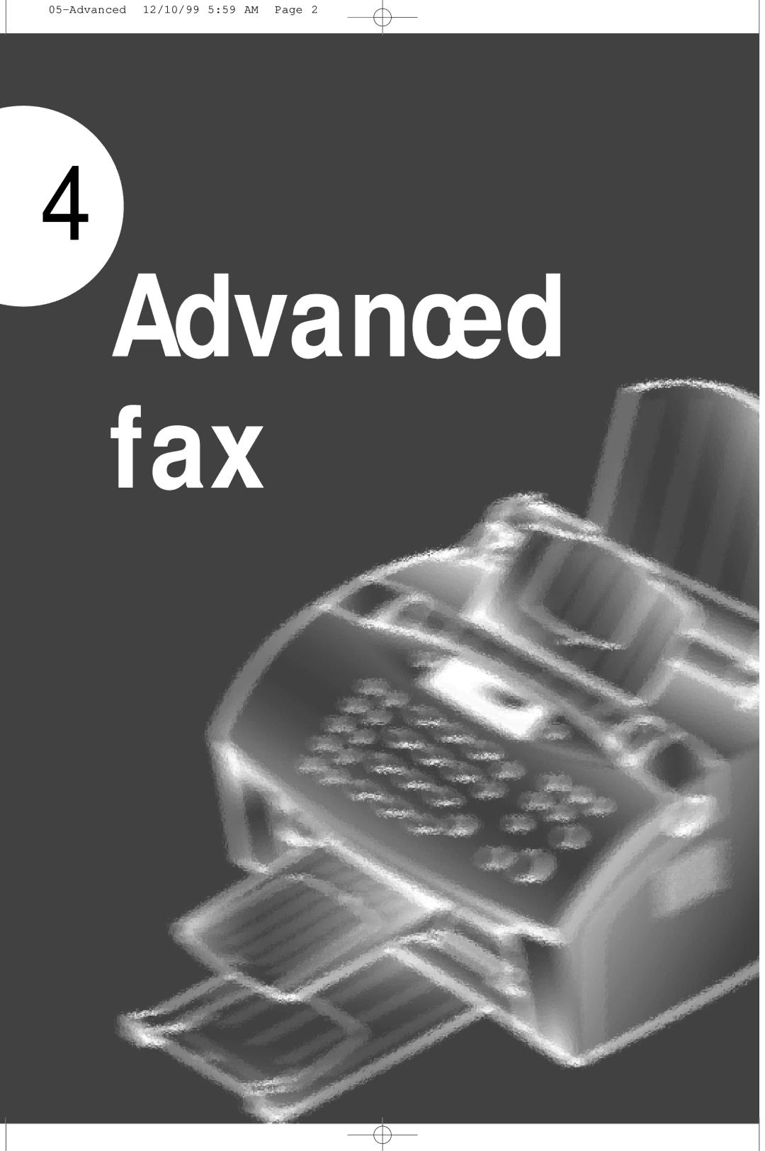 Samsung 5100 manual Advanced fax 