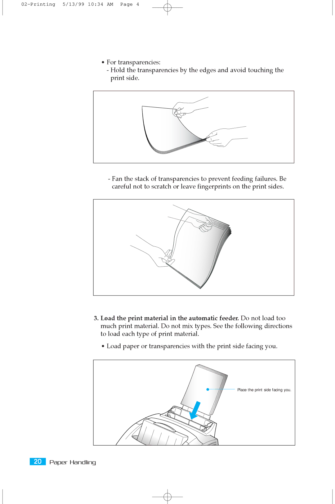 Samsung 5100A user manual Paper Handling 