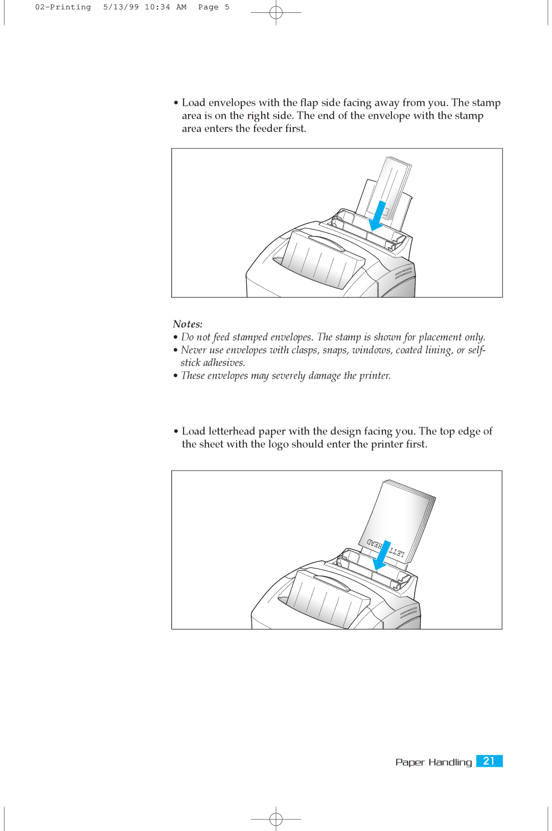 Samsung 5100A user manual Paper Handling 