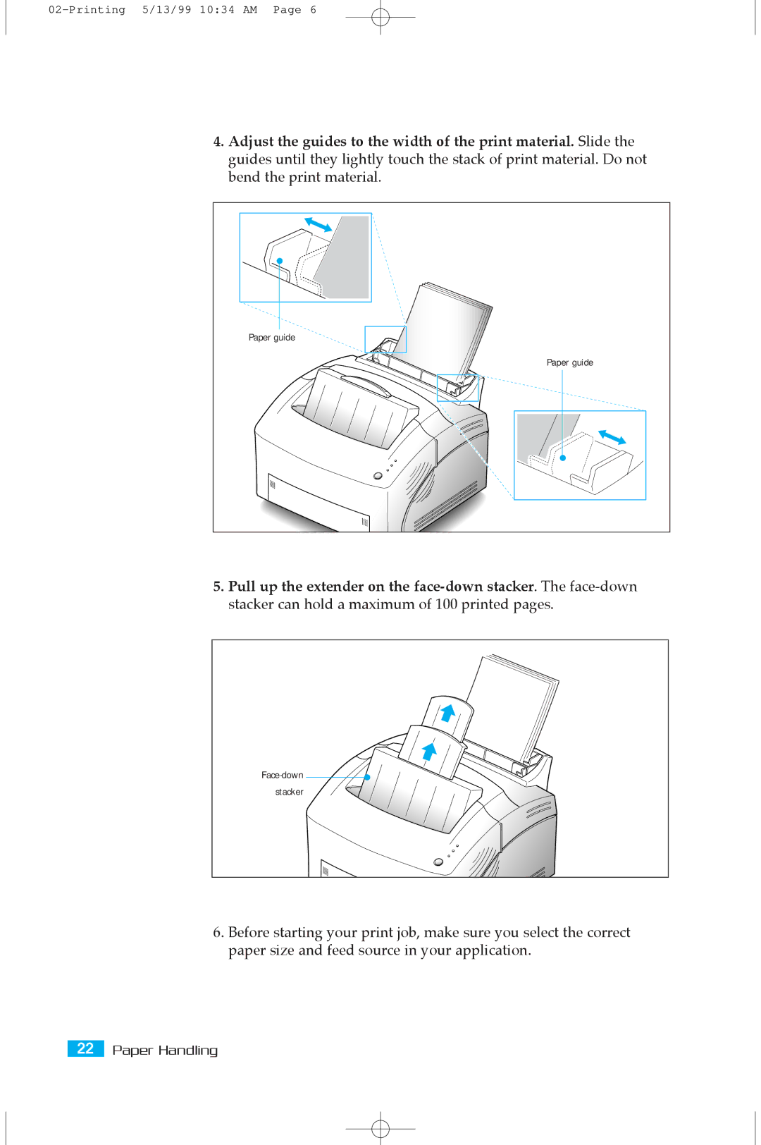 Samsung 5100A user manual Paper guide 