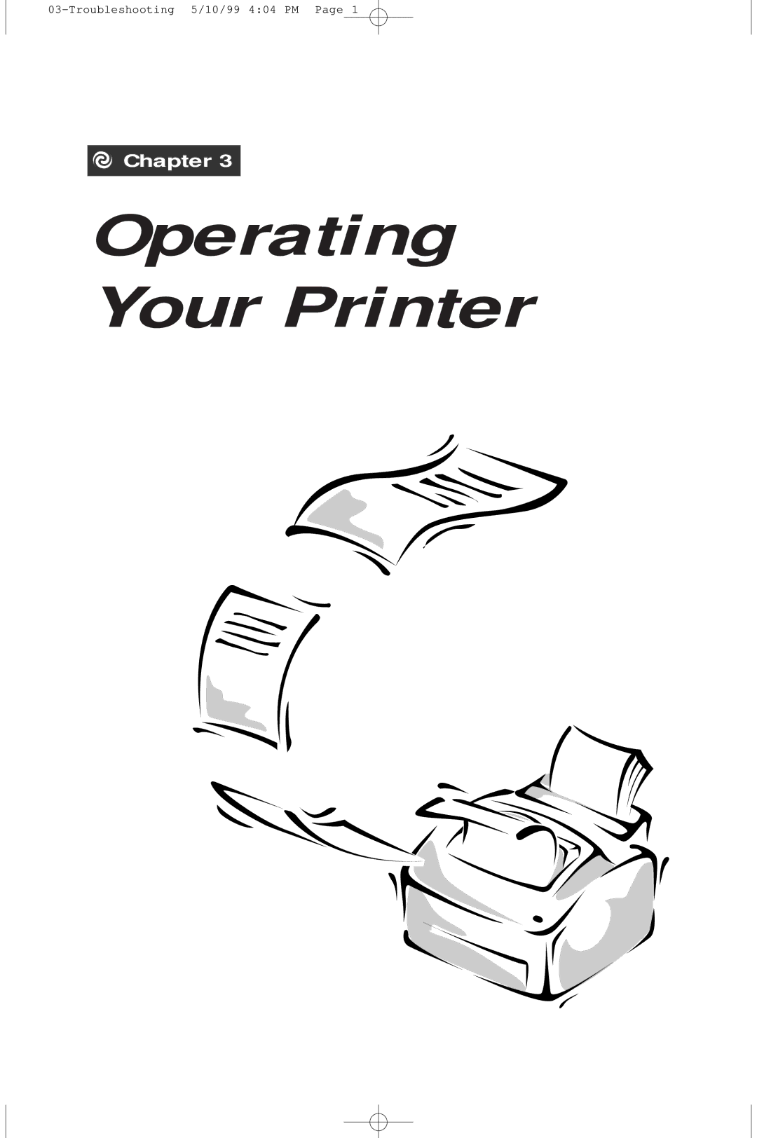 Samsung 5100A user manual Operating Your Printer 