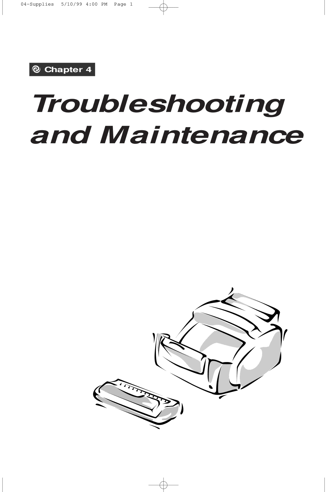 Samsung 5100A user manual Troubleshooting and Maintenance 