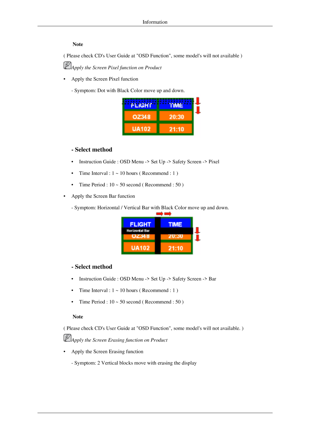 Samsung 520DXN user manual Select method 