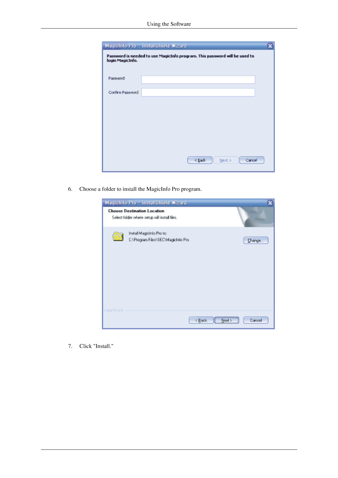 Samsung 520DXN user manual 